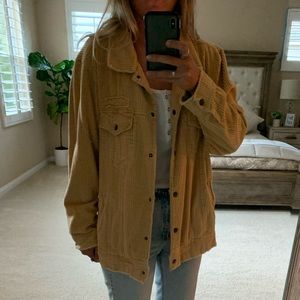 Mustard corduroy jacket